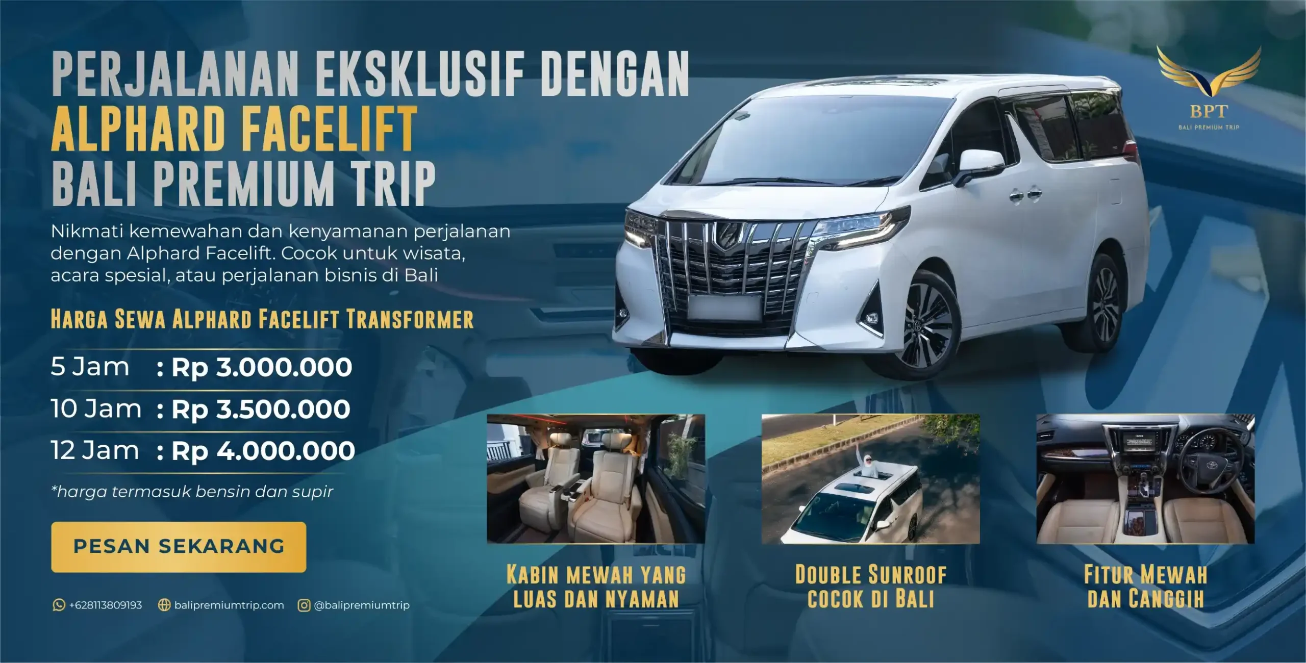 Alphard Bali Luxury